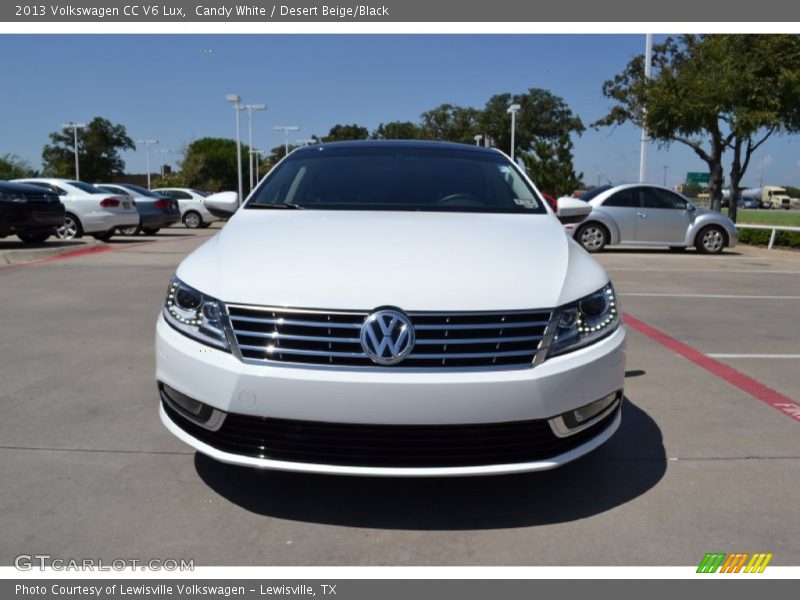 Candy White / Desert Beige/Black 2013 Volkswagen CC V6 Lux