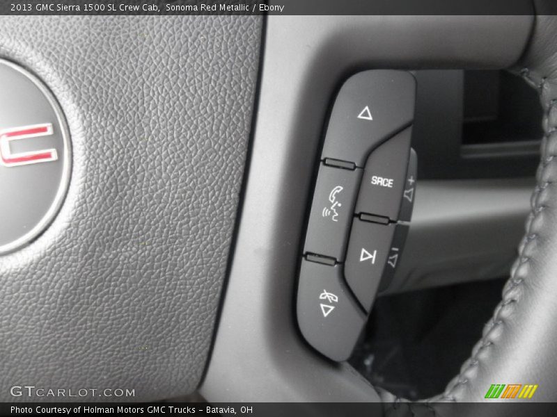 Sonoma Red Metallic / Ebony 2013 GMC Sierra 1500 SL Crew Cab