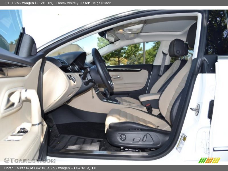 Candy White / Desert Beige/Black 2013 Volkswagen CC V6 Lux