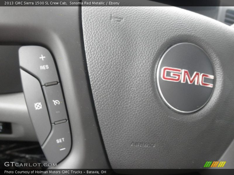 Sonoma Red Metallic / Ebony 2013 GMC Sierra 1500 SL Crew Cab