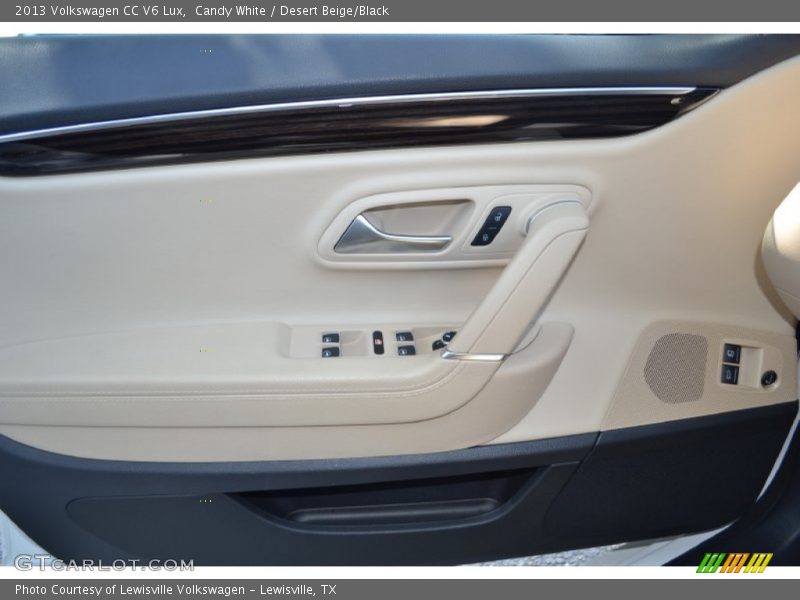 Candy White / Desert Beige/Black 2013 Volkswagen CC V6 Lux