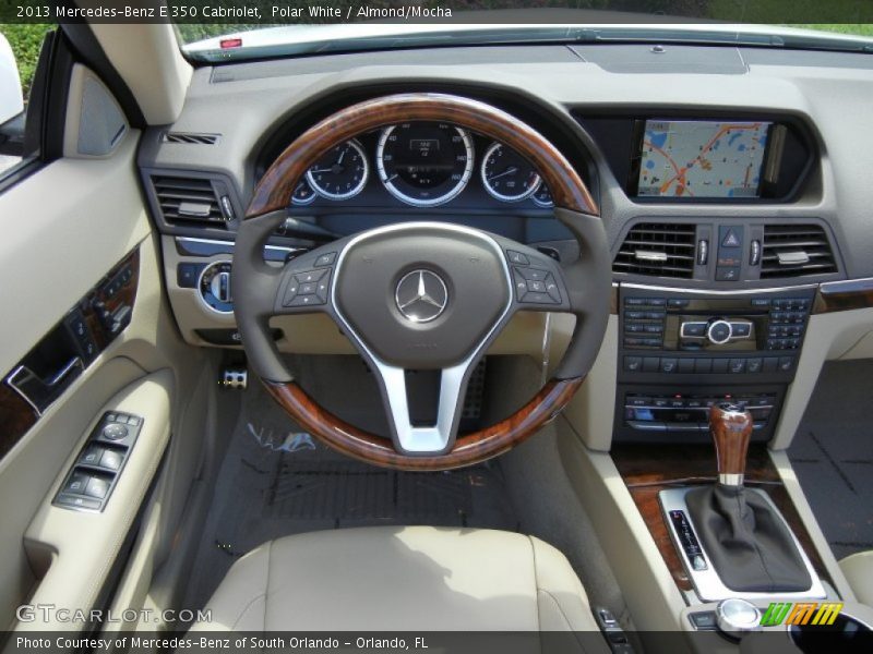 Polar White / Almond/Mocha 2013 Mercedes-Benz E 350 Cabriolet