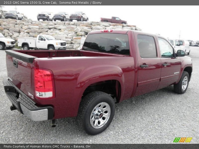 Sonoma Red Metallic / Ebony 2013 GMC Sierra 1500 SL Crew Cab