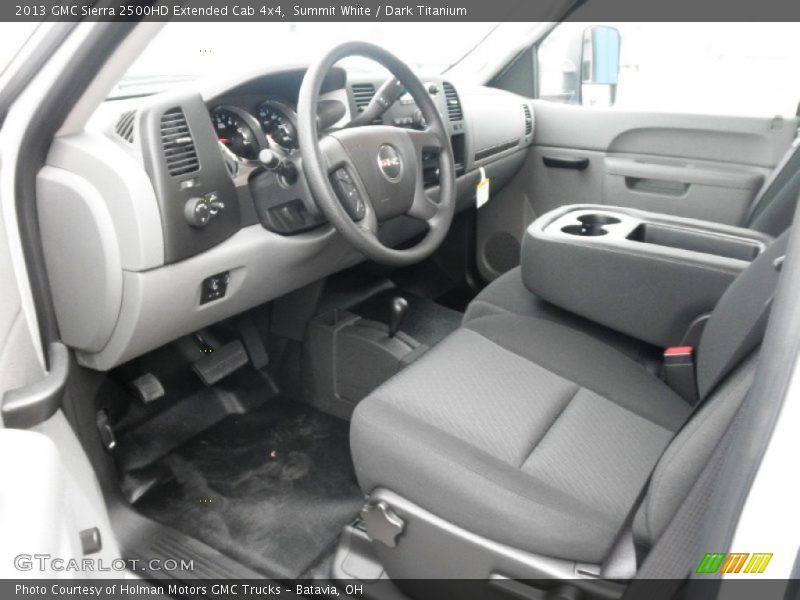 Summit White / Dark Titanium 2013 GMC Sierra 2500HD Extended Cab 4x4