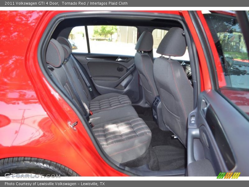 Tornado Red / Interlagos Plaid Cloth 2011 Volkswagen GTI 4 Door