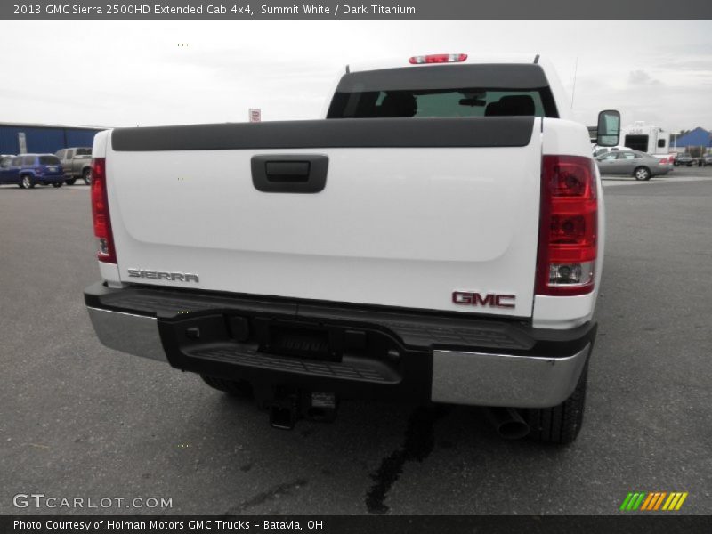Summit White / Dark Titanium 2013 GMC Sierra 2500HD Extended Cab 4x4