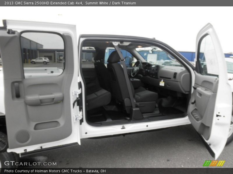 Summit White / Dark Titanium 2013 GMC Sierra 2500HD Extended Cab 4x4