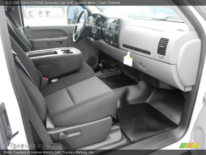 Summit White / Dark Titanium 2013 GMC Sierra 2500HD Extended Cab 4x4