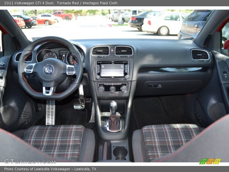 Tornado Red / Interlagos Plaid Cloth 2011 Volkswagen GTI 4 Door
