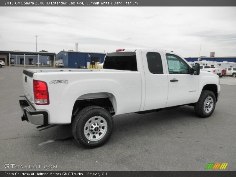 Summit White / Dark Titanium 2013 GMC Sierra 2500HD Extended Cab 4x4