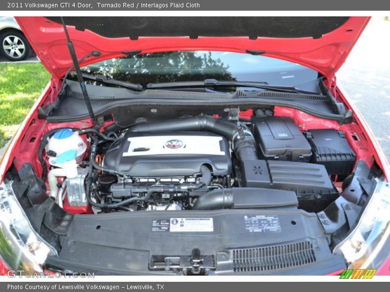 Tornado Red / Interlagos Plaid Cloth 2011 Volkswagen GTI 4 Door