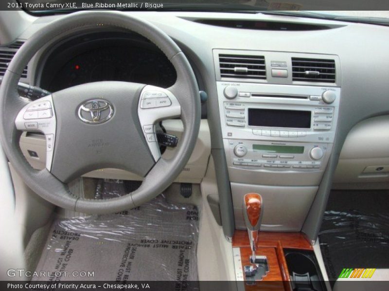 Blue Ribbon Metallic / Bisque 2011 Toyota Camry XLE