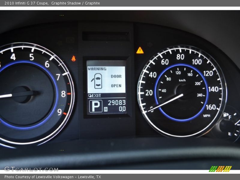  2010 G 37 Coupe 37 Coupe Gauges