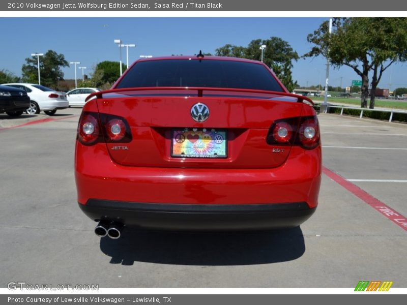 Salsa Red / Titan Black 2010 Volkswagen Jetta Wolfsburg Edition Sedan