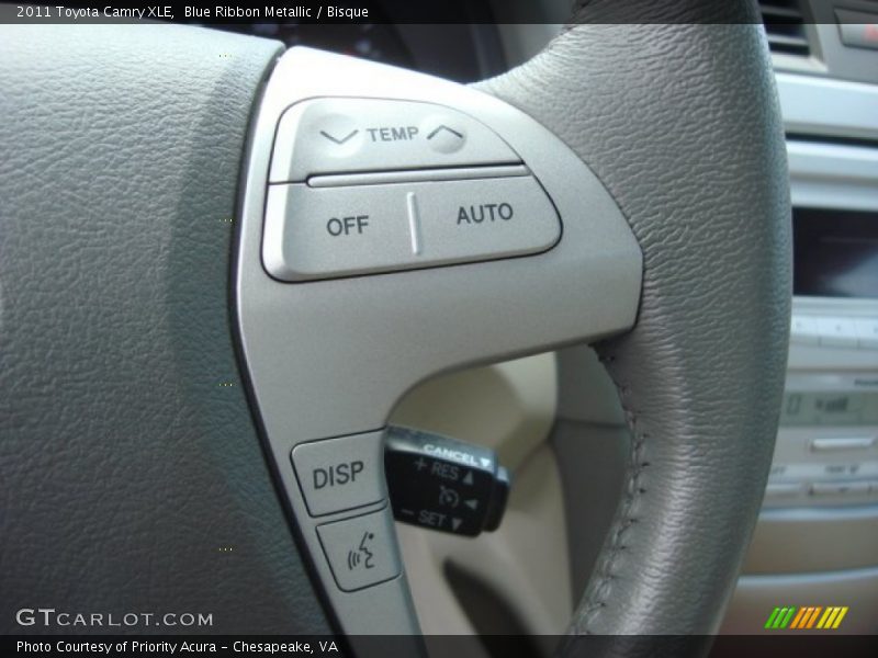 Blue Ribbon Metallic / Bisque 2011 Toyota Camry XLE