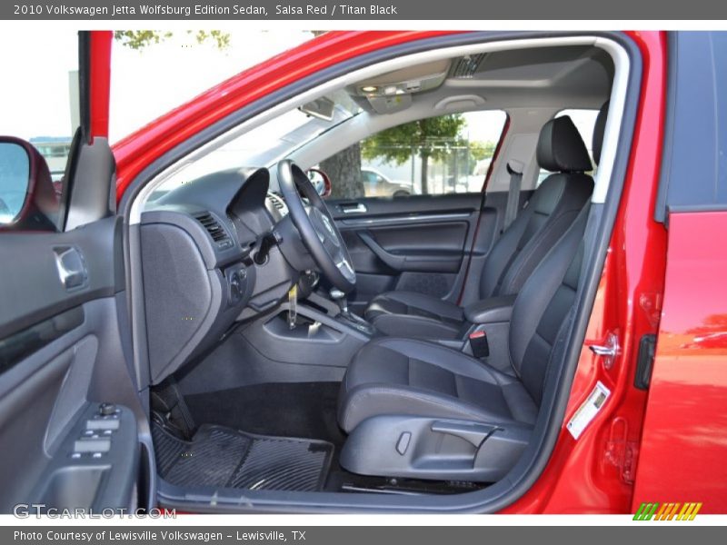Salsa Red / Titan Black 2010 Volkswagen Jetta Wolfsburg Edition Sedan