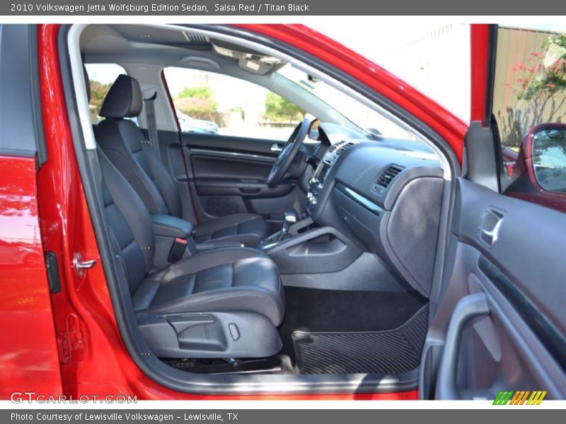 Salsa Red / Titan Black 2010 Volkswagen Jetta Wolfsburg Edition Sedan