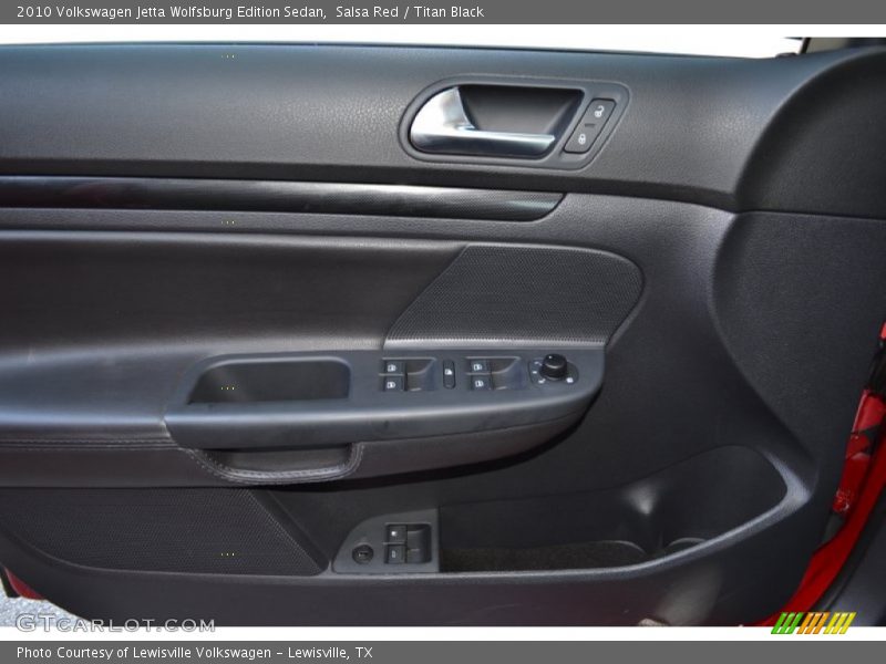 Salsa Red / Titan Black 2010 Volkswagen Jetta Wolfsburg Edition Sedan