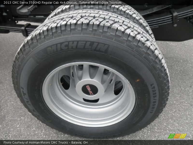 Summit White / Dark Titanium 2013 GMC Sierra 3500HD Regular Cab 4x4 Chassis
