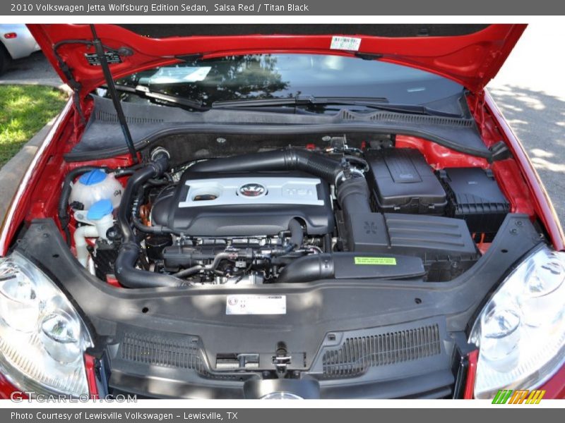 Salsa Red / Titan Black 2010 Volkswagen Jetta Wolfsburg Edition Sedan