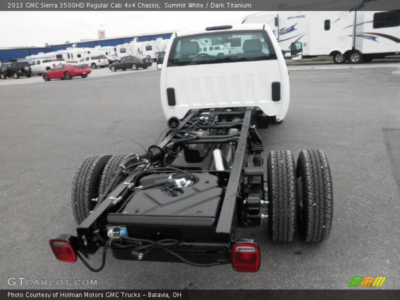 Summit White / Dark Titanium 2013 GMC Sierra 3500HD Regular Cab 4x4 Chassis