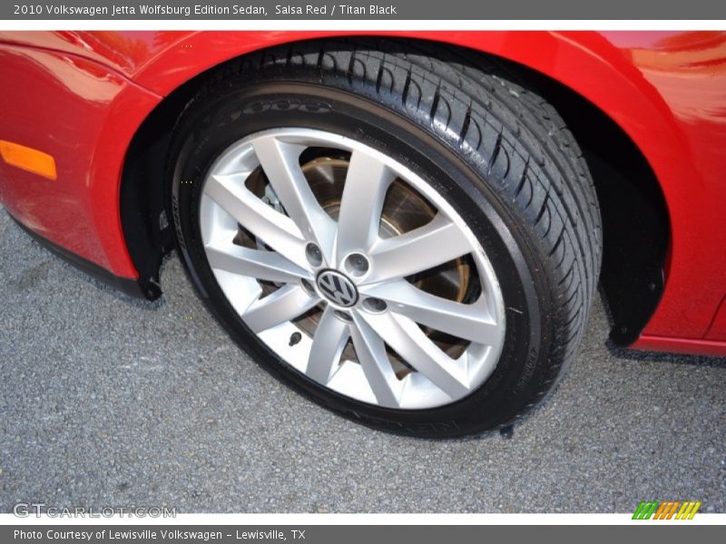 Salsa Red / Titan Black 2010 Volkswagen Jetta Wolfsburg Edition Sedan
