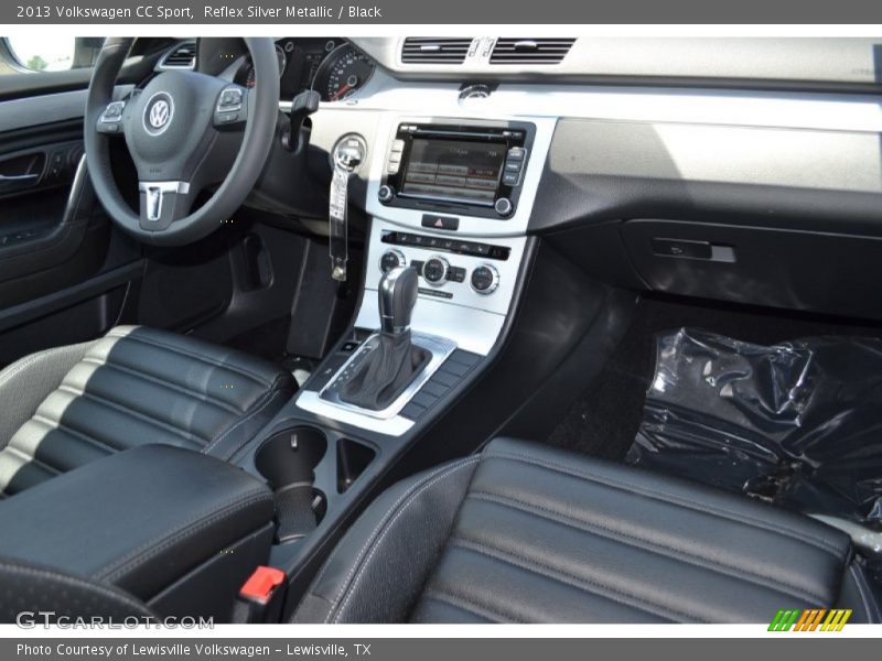 Reflex Silver Metallic / Black 2013 Volkswagen CC Sport