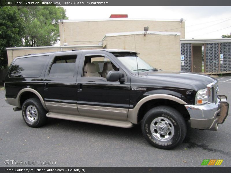 Black / Medium Parchment 2000 Ford Excursion Limited 4x4