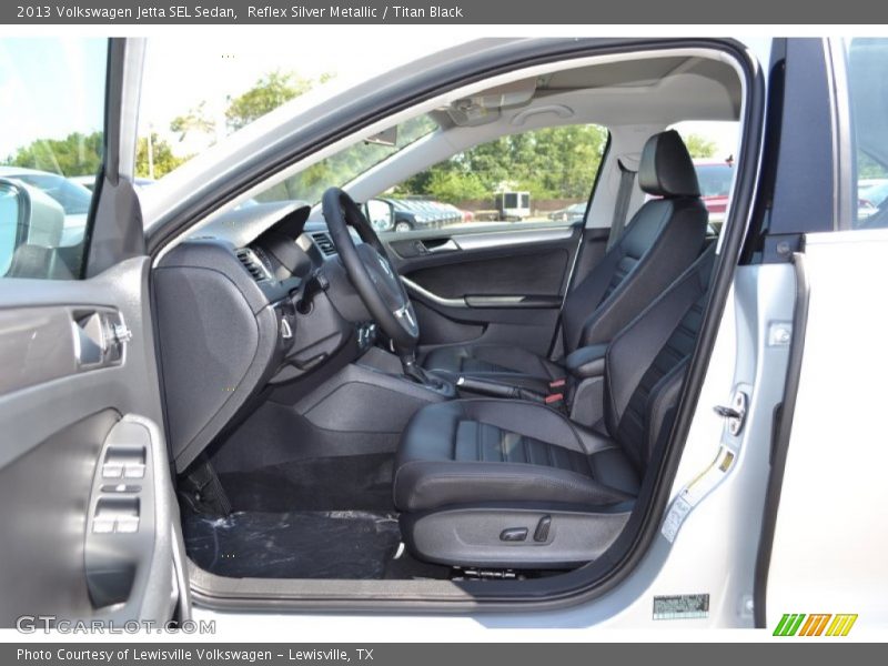 Reflex Silver Metallic / Titan Black 2013 Volkswagen Jetta SEL Sedan