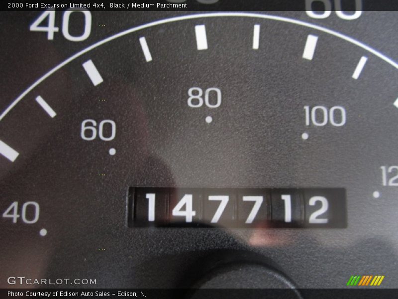 Black / Medium Parchment 2000 Ford Excursion Limited 4x4