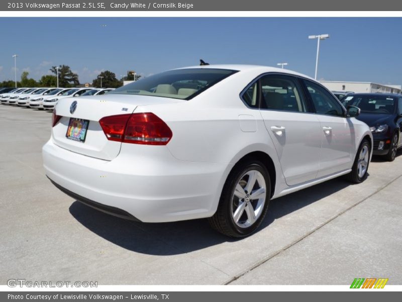 Candy White / Cornsilk Beige 2013 Volkswagen Passat 2.5L SE