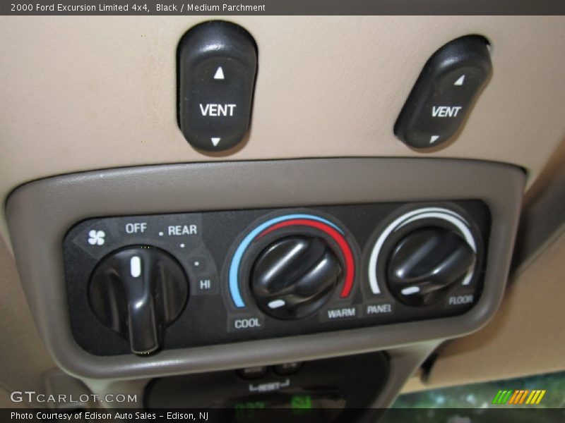 Black / Medium Parchment 2000 Ford Excursion Limited 4x4