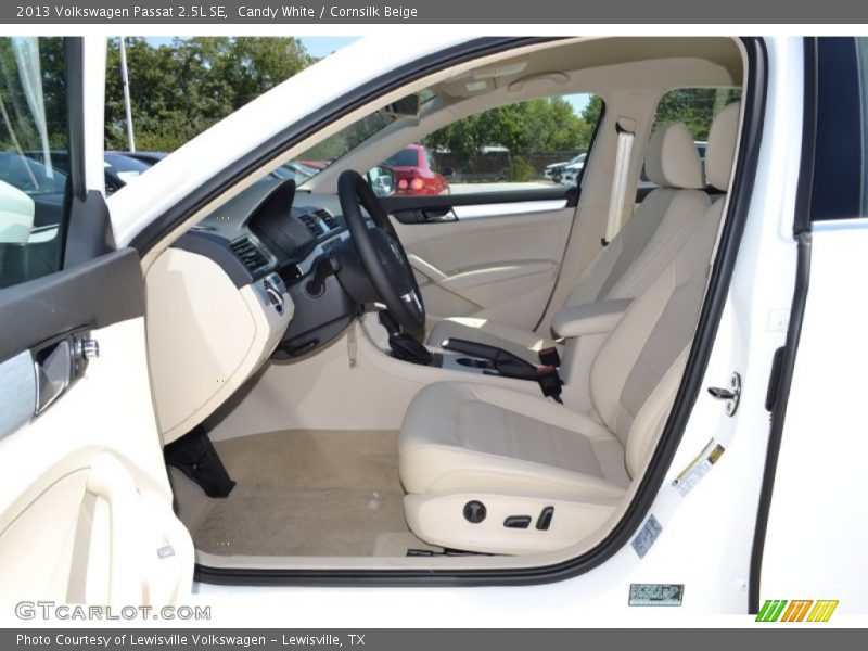 Candy White / Cornsilk Beige 2013 Volkswagen Passat 2.5L SE