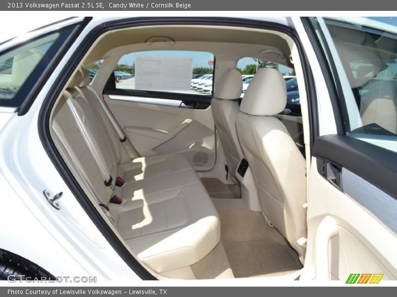 Candy White / Cornsilk Beige 2013 Volkswagen Passat 2.5L SE