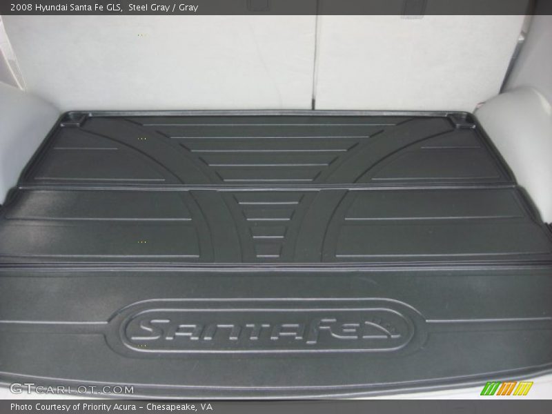 Steel Gray / Gray 2008 Hyundai Santa Fe GLS
