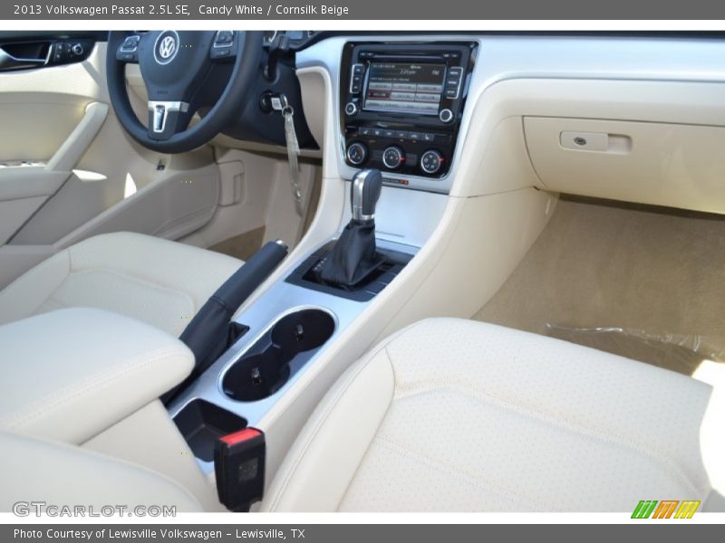 Candy White / Cornsilk Beige 2013 Volkswagen Passat 2.5L SE