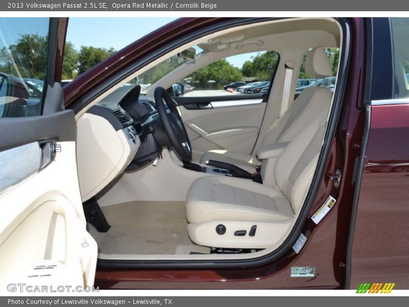 Opera Red Metallic / Cornsilk Beige 2013 Volkswagen Passat 2.5L SE