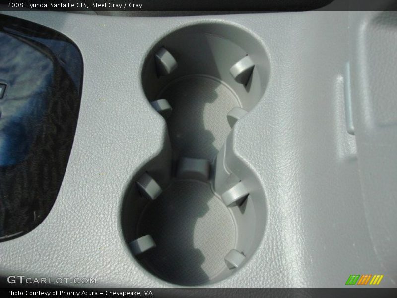 Steel Gray / Gray 2008 Hyundai Santa Fe GLS