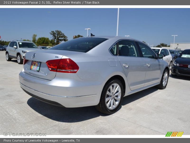 Reflex Silver Metallic / Titan Black 2013 Volkswagen Passat 2.5L SEL
