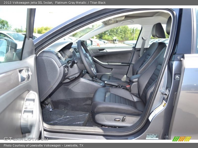 Platinum Gray Metallic / Titan Black 2013 Volkswagen Jetta SEL Sedan