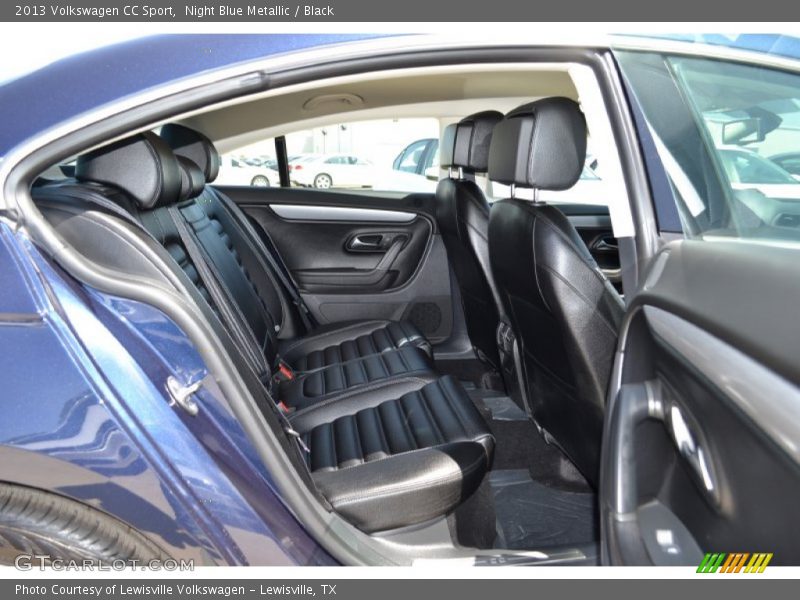 Night Blue Metallic / Black 2013 Volkswagen CC Sport