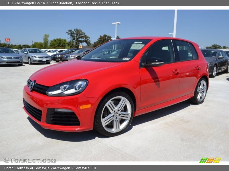 Tornado Red / Titan Black 2013 Volkswagen Golf R 4 Door 4Motion