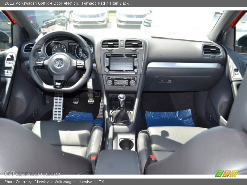 Tornado Red / Titan Black 2013 Volkswagen Golf R 4 Door 4Motion
