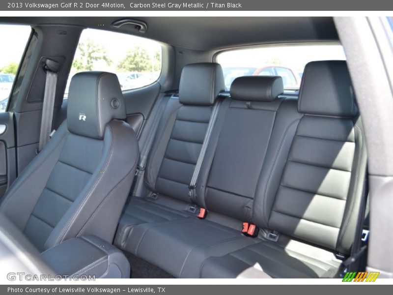 Rear Seat of 2013 Golf R 2 Door 4Motion
