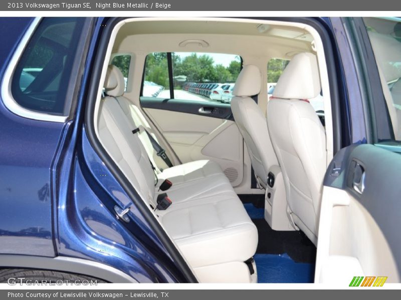 Night Blue Metallic / Beige 2013 Volkswagen Tiguan SE