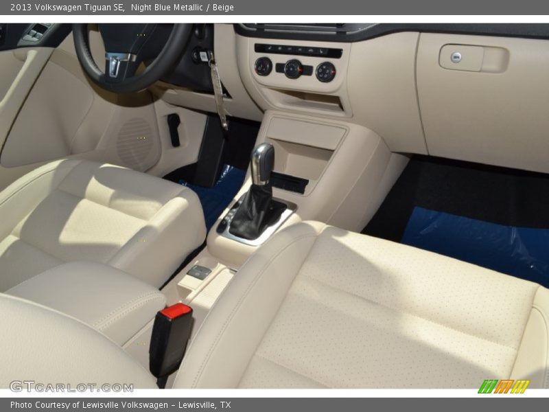 Night Blue Metallic / Beige 2013 Volkswagen Tiguan SE