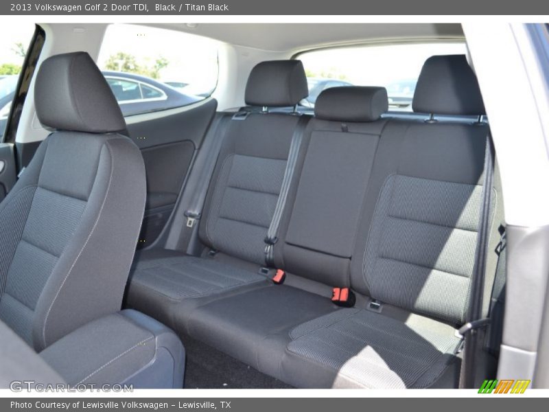 Black / Titan Black 2013 Volkswagen Golf 2 Door TDI