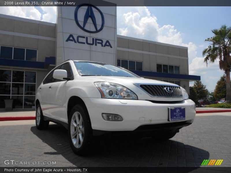 Crystal White / Ivory 2008 Lexus RX 350