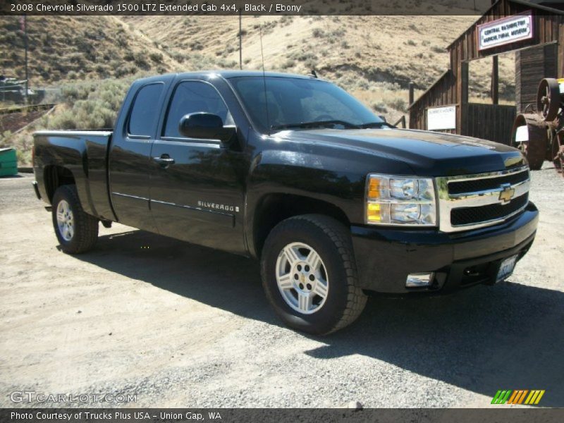 Black / Ebony 2008 Chevrolet Silverado 1500 LTZ Extended Cab 4x4