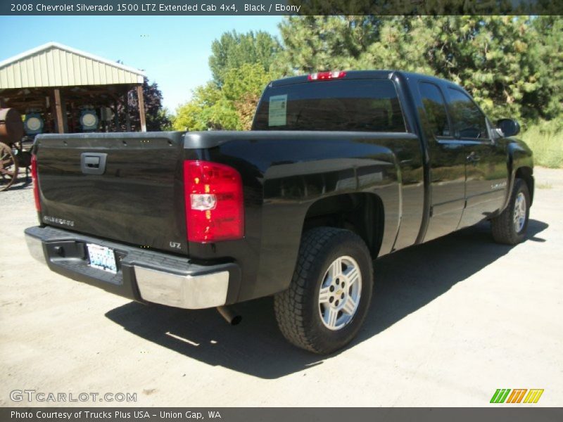 Black / Ebony 2008 Chevrolet Silverado 1500 LTZ Extended Cab 4x4